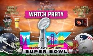 Super Bowl Watch Party at Bruno's!