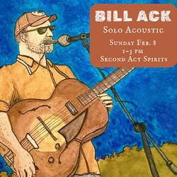 Bloody Marys & Bagels with music form Bill Ack Sunday February 8th