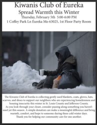 Kiwanis Club of Eureka - Spread Warmth this Winter