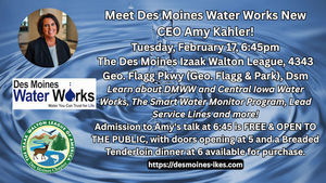 Meet Des Moines Water Works New CEO Amy Kahler!