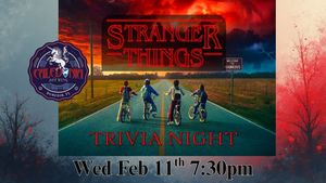 Stranger Things Trivia at Caledonia Brewing on Feb. 11