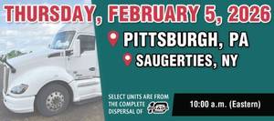 Truck & Trailer Auction Burgettstown, PA / Saugerties, NY – Taylor & Martin