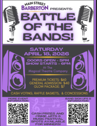 Main Street Barberton Presents: Battle of the Bands