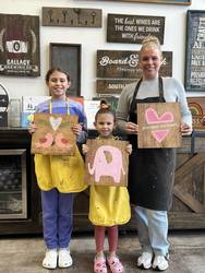 $30.00 Valentine's Sweetheart Kick Off Workshop! We Heart You with Complementary Hot Cocoa Bar!