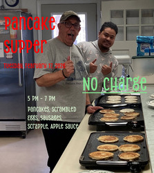 Pancake Supper (No Charge) - Our gift to you!