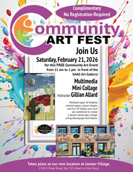 Mini Collage Making at SAAG Gallery’s New Location