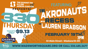 Akronauts, Recess, & Lauren Brabson at the Celestia Theater
