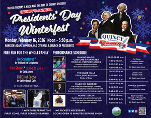 Quincy's Annual Presidents' Day Winterfest