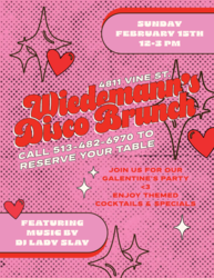 Wiedemann's Galentine's Disco Brunch