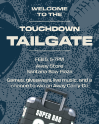 Away’s Super Bowl Touchdown Tailgate (2/5) 🏈