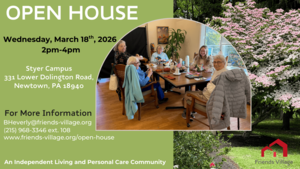 Spring Into Community this March at Friends Village