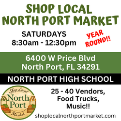 Shop Local North Port Market - Every Saturday!