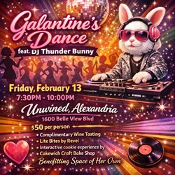 🪩💖 GALENTINE’S DANCE 🪩💖 feat. DJ Thunder Bunny | Fri 02/13/26 Unwined After Hours