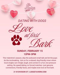 Lodge Tavern Love at First Bark Singles Event
