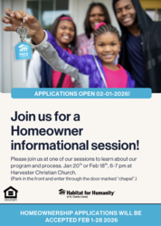 Habitat for Humanity® of St. Charles County Homeowner Informational Session