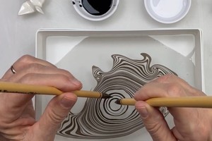 Suminagashi: Tree Ring Workshop at the Botanical Gardens