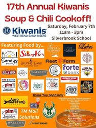 Annual Kiwanis West Bend Early Risers Soup and Chili Cook-Off