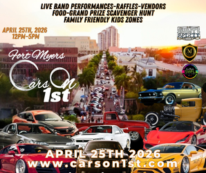 Cars On 1st 2026-Fort Myers, FL.