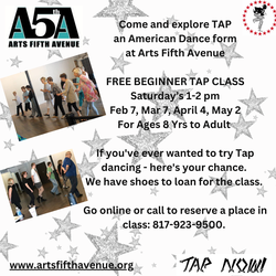 1st Saturday Free Beginner Tap Class