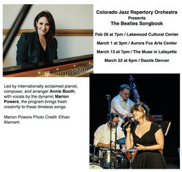 Colorado Jazz Repertory Orchestra presents The Beatles Songbook