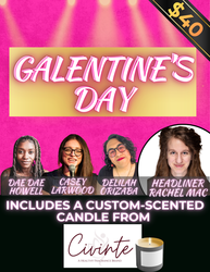 Galentine's Standup Showcase & Candle-Making at BABS