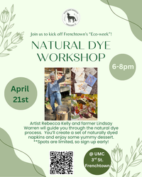 Natural Dye Workshop: Celebrate Spring!