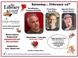 The Library Comedy Club Valentine's Day Show