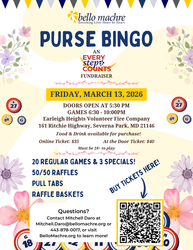 Bello Machre Purse Bingo!
