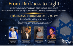 From Darkness to Light: An Evening of Courage, Friendship and Hope