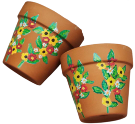 Crafting with Olivia: Paint a Flower Pot