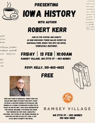 Iowa Author, Robert Kerr Presentation
