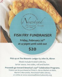 Fish Fry Fundraiser for Newstead Historical Society