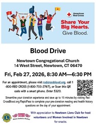 Blood Drive Friday, Feb 27, 2026