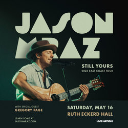 JASON MRAZ "STILL YOURS 2026 TOUR"