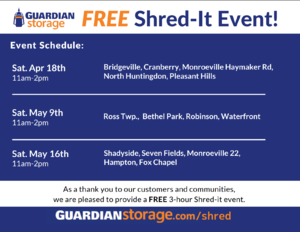 Guardian Storage 2026 Spring Shred-It