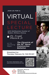 Virtual Event: The 34th Naval Construction Battalion