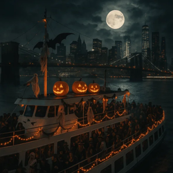 Halloween Blood Moon Hip-Hop Party Cruise New York City - Saturday October 31 on the Jewel Yacht NYC