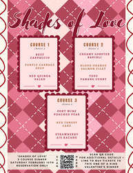 'Shades of Love' 3 Course Valentine's Dinner at Bard & Baker in Troy