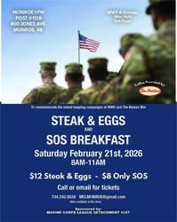 Steak, Eggs and SOS Breakfast