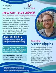 Gareth Higgins, Irish Author, Storyteller, talks - How Not to Be Afraid
