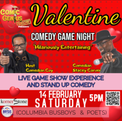 Valentines Comedy Game Night with Comic Genius Show