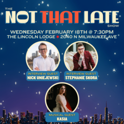 Girl, I Guess Voter Guide & Senate Candidate Nick Uniejewski join Chicago’s Late Night Talk Show