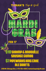 Fat Tuesday Specials at Tuman’s Tap & Grill