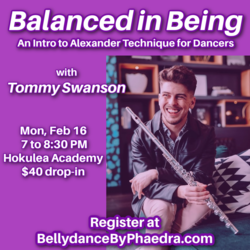 Balanced in Being: An Intro to Alexander Technique for Dancers hosted by Phaedra Darwish