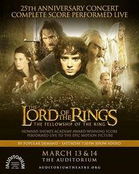 Newly Added March 14 Performance - The Lord of the Rings: The Fellowship of the Ring In Concert