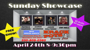 Sunday FREE Comedy Showcase at Krackpots Comedy Club