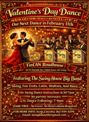 Swing House Big Band Dance at The TinCAN Roadhouse