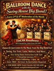 Swing House Big Band Dance at The TinCAN Roadhouse