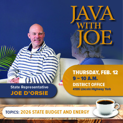 Java with PA State Rep Joe D'Orsie
