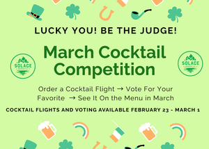 Lucky Cocktail Competition at Solace Brewing Co. in Sterling